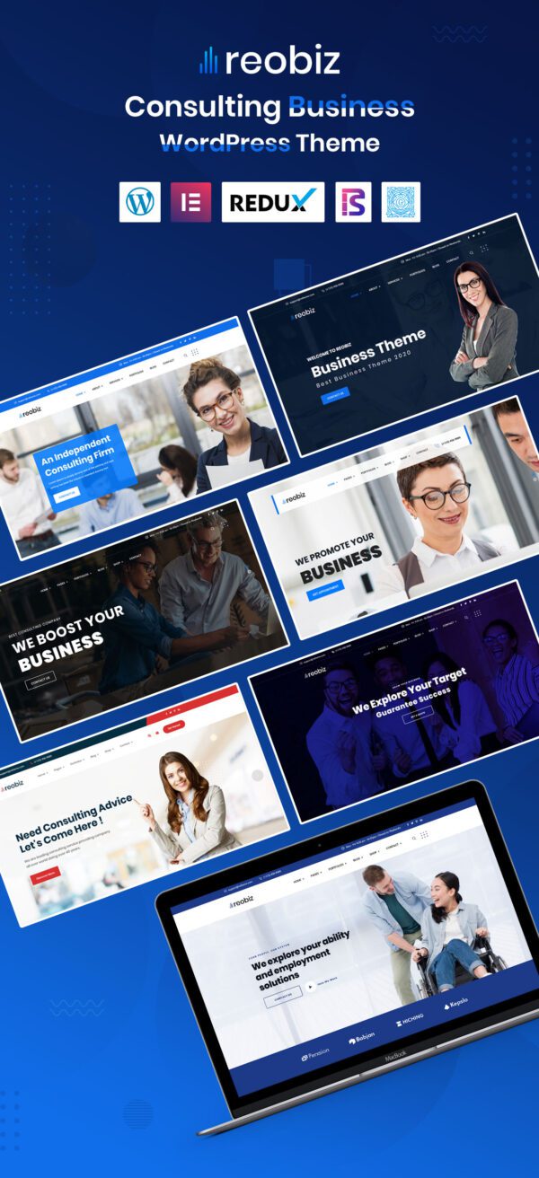 Reobiz Business WordPress Theme - Image 4